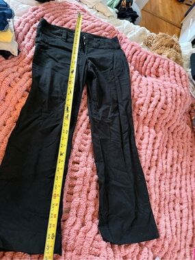 The Limited Drew Fit Black Flare Trousers Size 10